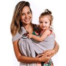 Porta-bebês Nalakai Ring Sling, linho macio, confortável