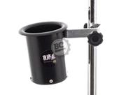 Porta Bebidas Tribal Percussion com Clamp pra apoiar copos, squeeze, latas, garrafas na estante