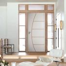 Porta Belíssima 6 Prime Batente Regulável 16-20 Guarnição 5cm Fechadura Wc 82cm X 210cm Esquerdo Branco