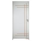Porta Belissima 9 Prime Batente 09 cm Fechadura Stilo Externa 62 x 2,10 Abertura Direita Branco Rodam