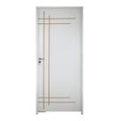 Porta Belíssima 9 Prime Batente Regulável 13-16 CM e Guarnição 72 x 2.10 Lado Direito - Rodam