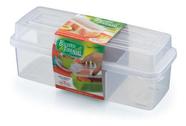 Porta Biscoito Torradas 23x9 Cm Serve Conserva e Organiza