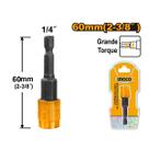 Porta Bits 1/4" INGCO Engate Rápido Alto Torque
