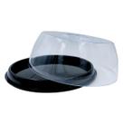 Porta Bolo Boleira Suporte Para Bolo E Torta de Acrilico Preto Porta Bolo Boleira Suporte Para Bolo E Torta de Acrilico Preto