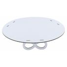 Porta Bolo Redondo Provençal Linha Premium - Mdf Branco