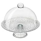 Porta bolo vidro red.c/tp e pe1710 32cm