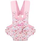 Porta-bonecas GAGAKU para meninas de mais de 3 anos com flores rosa