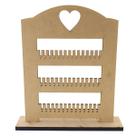 Porta Brinco Decoração Enfeite para 42 Un Lazer Mdf 6mm Madeira