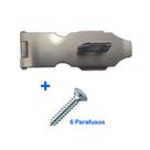 Porta Cadeado Fecho 10 cm. - 1 unidade + 6 parafusos ID-4366D Idea