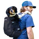 Porta-cães K9 Sport Sack Plus 2 Small Jet Black para 33-40 cm