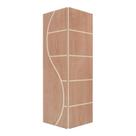 Porta Camarão de Madeira 210x80cm Friso 10 Sarrafeada Jb Portas