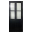 Porta Camarão Lambril com Vidro Linha Veneza 210x70 Abertura Esquerda