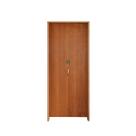 Porta Camarão Lisa Padrão Imbuia 82 X 2.10 Batente Ecológico 11 CM com Fecho Lado Direito - Rodam