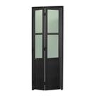Porta Camarao Meia Lambril Meia Vidrao Linha 25 Vidro Boreal 210cm X 80cm Brimak Abertura Direita