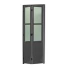Porta Camarão Meia Lambril Meia Vidrão Linha 25 Vidro Boreal 210cm X 80cm Brimak Abertura Direita