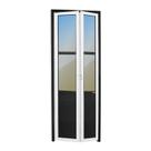 Porta Camarão Meia Lambril Meia Vidrão Linha 25 Vidro Reflex 210cm x 70cm Brimak Abertura Esquerda Mix Preto Porta Camarão Meia Lambril Meia Vidrão Linha 25 Vidro Reflex 210cm x 70cm Brimak Abertura Esquerda Mix Preto