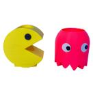 Porta Caneta Conjunto Pacman Lápis Organizador Mesa Office
