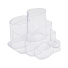 Porta Caneta Organizador De Mesa 7divisões Dello Cor Cristal