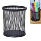 Porta Caneta, Porta Lápis, Kit c/ 4 Unds, Redondo, Aramado, Preto Porta Caneta, Porta Lápis, Kit c/ 4 Unds, Redondo, Aramado, Preto