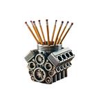 Porta-canetas Creative V8 Engine Mechanical Gear Design
