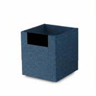 Porta Canetas e Objetos com Tecido Azul Porta Canetas e Objetos com Tecido Azul