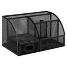 Porta-canetas e organizador Amazon Basics Mesh Black