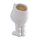 Porta-canetas Funny Resin Face Desktop Organizer 320g