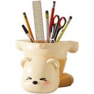 Porta-canetas: material de resina com design de urso fofo, 1 kg de peso