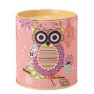 Porta-canetas Porta-lápis de metal Cartoon Owl Decorativo Porta-canetas Porta-lápis de metal Cartoon Owl Decorativo