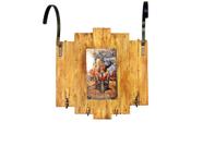 Porta Capacete de madeira Izzy Amiel Motociclista Harley Oldschool