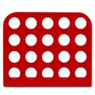 Porta Cápsula Acrílico - Compatível com Cápsulas Nespresso - Vermelho - 20 un.