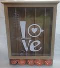 Porta Capsulas Cafe Dolce Gusto Com Frase Em Mdf Armazena 35 capsulas