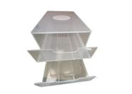 Porta Capsulas Gaveta Dolce Gusto Duas Gavetas Acrílico cristal Copa Escritório