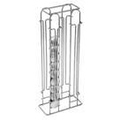 Porta Cápsulas para Modolo Nespresso Cromado para Bancada 160x410x90 mm 2101 Jomer