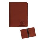 Porta Cartão Carteira De Couro Masculino Vertical Slim Casual Marrom Porta Cartão Carteira De Couro Masculino Vertical Slim Casual Marrom