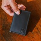 Porta Cartão Masculino Slim Minimalista Couro Legítimo RFID