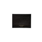 Porta Cartão Slim em Couro Pequeno Basic Preto