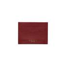 Porta Cartão Slim em Couro Pequeno Basic Vermelho