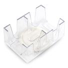 Porta-cartas de baralho KENANLAN Rotating 2/6 Decks Clear Plastic