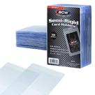 Porta-cartões BCW Semi Rigid 50 ct Trading Card Sleeves