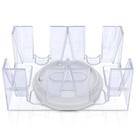 Porta-cartões Canasta 6 Deck Plastic Revolving BURIUS