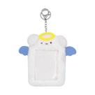 Porta-cartões MOSSTYUS Plush Fluffy Photocard Holder amarelo