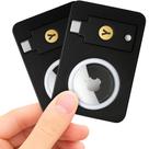 Porta-cartões YubiKey 5C NFC com compartimento AirTag, antiperda, pacote com 2 unidades Porta-cartões YubiKey 5C NFC com compartimento AirTag, antiperda, pacote com 2 unidades