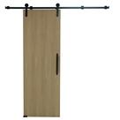 Porta Celeiro de Correr Verniz Kit Preto