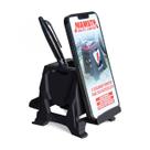 Porta celular/caneta preto mini stand - biker