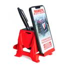 Porta celular/caneta vermelho mini stand - Biker