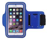 Porta Celular Corrida Braçadeira Esportiva Hx4129 Neoprene Saída Fone Porta Chaves Anti Furto
