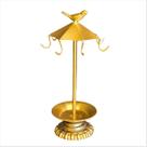 Porta Chave Carrossel Dourado Passarinho Decoração Redondo Metal Porta Chave Carrossel Dourado Passarinho Decoração Redondo Metal