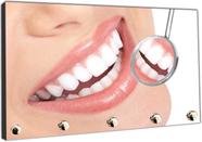 Porta Chave Dentista Dente Consultórios Sorriso Organizador Chaveiros