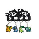Porta chave pokemon com chaveiros Porta chave pokemon com chaveiros